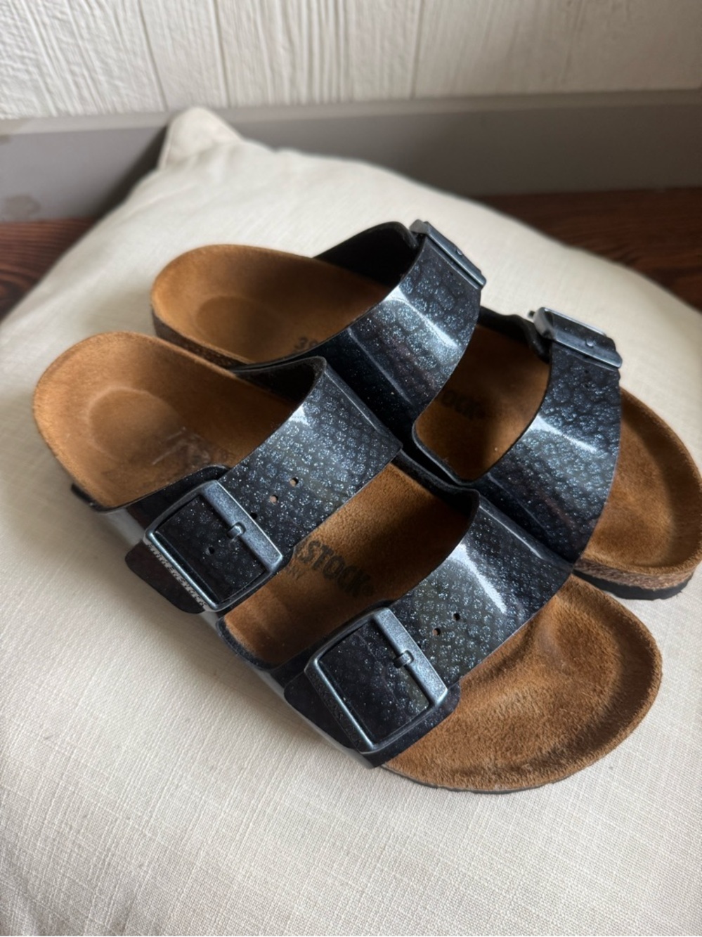 Birkenstock Arizona Magic Snake Glitter sandals